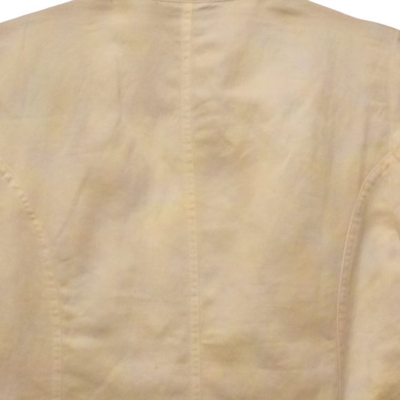 Chico's - NWT Alabaster Denim With Lace Layover Trim, Button Down, Pockets,... - Picture 9 of 14